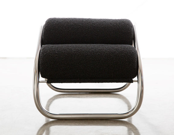 Nicki Huggins R6 outdoor stainless steel footstool