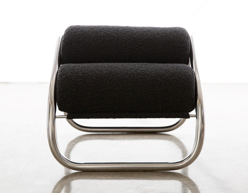 Nicki Huggins R6 outdoor stainless steel footstool